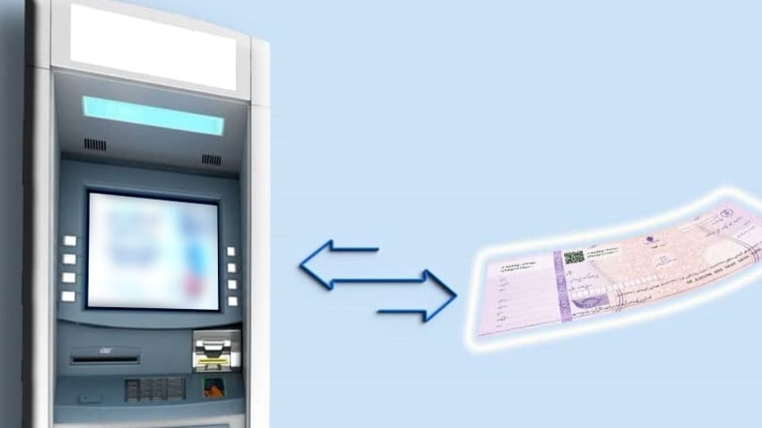 Registering a sayad check with an ATM (2)