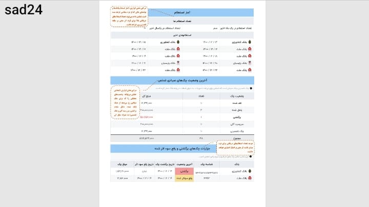 استعلام اعتبار سنجی رایگان