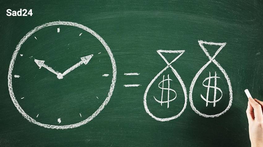 Calculate the value of money at the daily rate