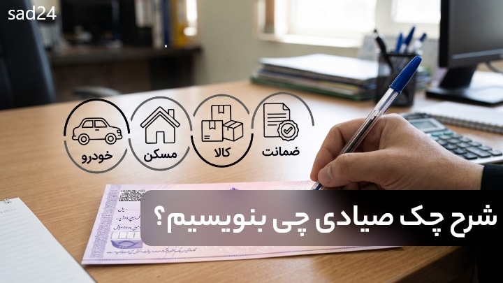شرح چک چی بنویسیم