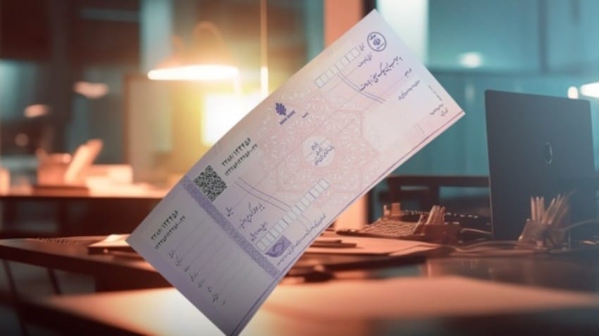 Deposit the check into the account (6)