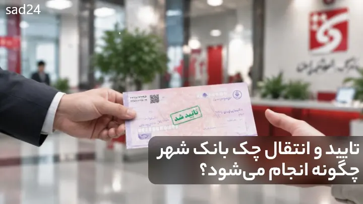 تایید و انتقال چک بانک شهر