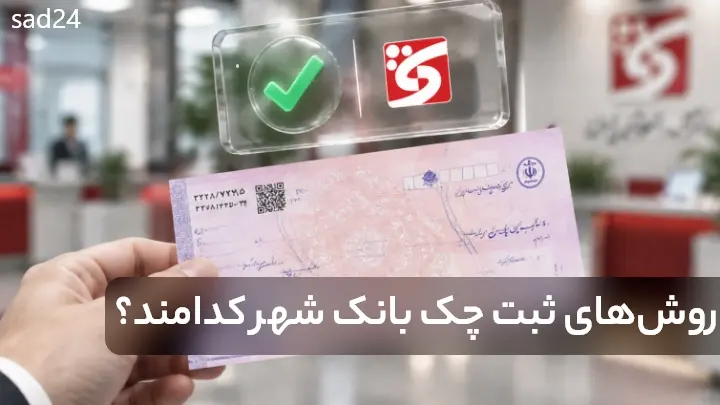 ثبت چک بانک شهر